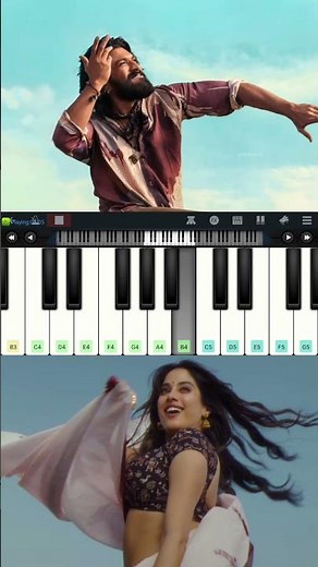 Chikiri Chikiri Song | Peddi | Ram Charan | AR Rahman | Piano Tutorial