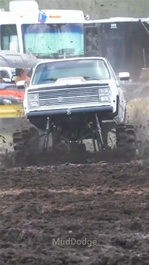 Ford Guys React to the Square Body Chevy! | #shorts #mudtruck #megatruck