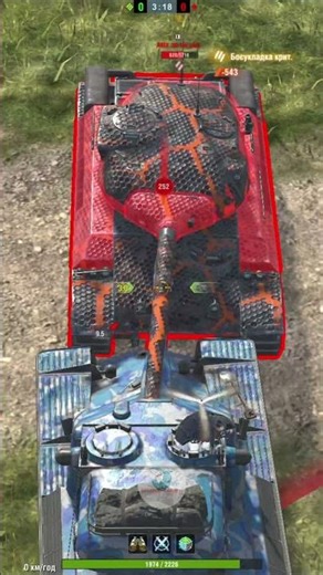 AMX 30 1er prot. vs Emil II #wotblitz #shorts