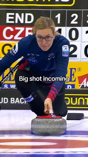 Yellow onto red onto yellow and three points on the board for Czechia 🇨🇿 who regain the lead in End 6. 👊 Watch all games live on The Curling Channel! https://curlingchannel.tv #curling #ecc #czechia | World Curling