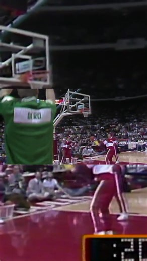 38 years ago today, Larry Bird walked into the 1988 All-Star 3PT Shootout locker room and asked: "Who’s coming in second?" Then he won his third straight title and raised his hand before the final shot even dropped. One of the coldest moments in NBA history. | Larry Legend