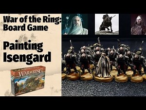 Lord of the Rings- War of the Ring Board Game- Painting Isengard