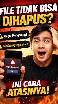 File Tidak Bisa Dihapus di HP? Ini Cara Mengatasinya! 100% Berhasil 🔥