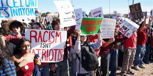 Students across the country take part in walkouts protesting ICE
