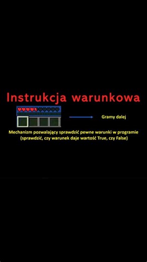 Instrukcja warunkowa #python #programming