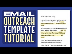 How To Write Email Outreach Templates | Easy Tutorial (2025)