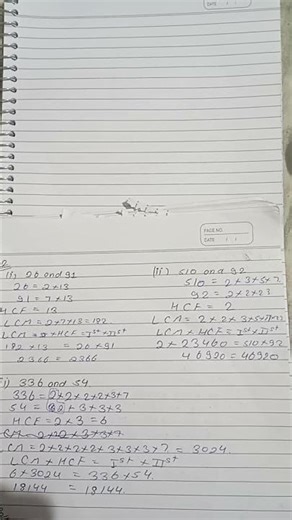 NCERT Class 10 Maths book chapter 1 real number, exercise 1.1 ka question number 2