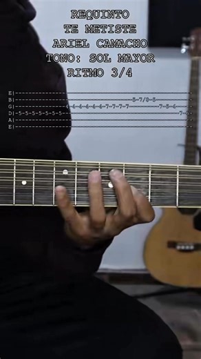 21K views · 799 reactions | Te Metiste - Ariel Camacho ️ #CorridosTumbados #NatanaelCano #fuerzaregida #ArielCamacho #requinto #docerola #miguelymiguel #guitarra #campirano #guitar | Enrique González | Facebook