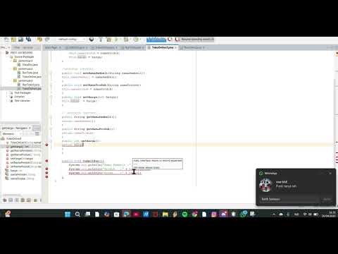 TUGAS 3 PBO1 membuat program menggunakan berbagai method (Konstruktor, Mutator dan Accessor)