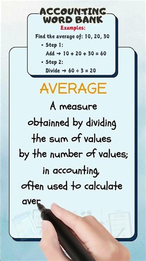 What is Average in Accounting