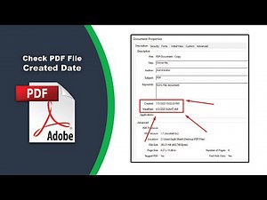How to Check the Creation Date of a PDF in Adobe Acrobat Pro DC