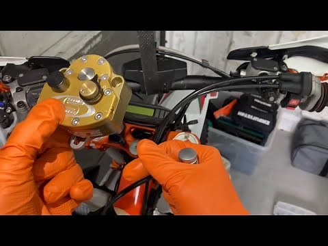 Why you should get a steering damper - Scotts damper review and installation on KTM 450 EXC-F