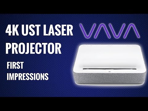 VAVA 4K UST LASER PROJECTOR REVIEW | FIRST IMPRESSIONS & SETUP