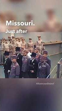 Japanese surrender 1945 #history #ww2 #ww2history #ww2pacific #ussmissouri