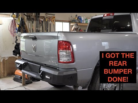 2021 Ram 2500 - Westin HDX Pro Rear Steel Bumper Install - Overlanding 4wd Offroading