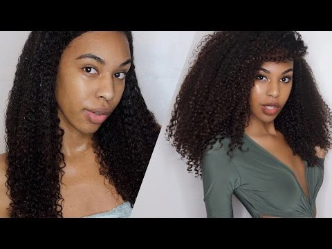 Effortless wash & go routine for defined, voluminous curls | Maryam Hampton’s curly hair tutorial