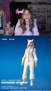 How to make Wonder Onesie Combo ALL white/black!🔥 #fortnite #fortnitegirl #gaming #gamergirl | Sparkles_QT