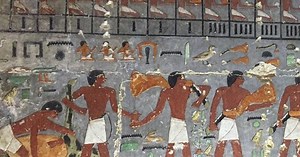 Colorful 4,400-yr-old murals unveiled in newly discovered Egyptian tomb - The Mainichi