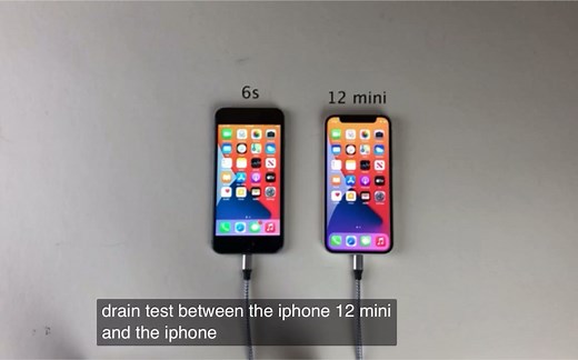iPhone 12mini 与iPhone6s续航对比