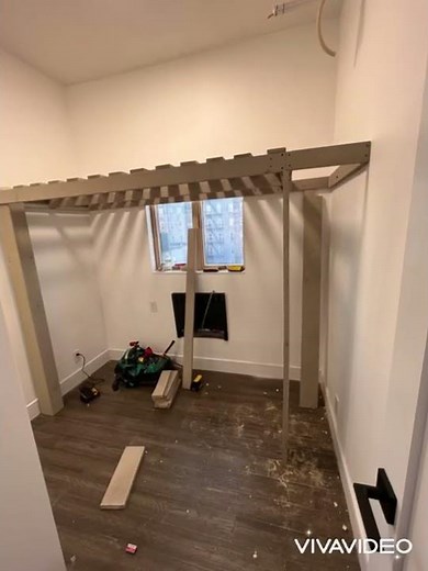 How to build a wooden loft bed