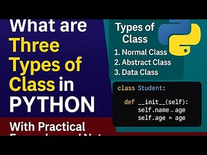 What is class and three types of class with practical examples and notes