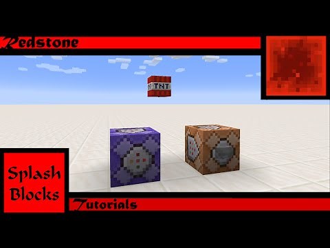 How To Summon Splash-Blocks (Commands) (Minecraft 1.17.1)