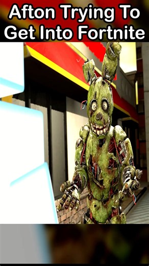 Afton Seeing The FNaF Animatronics In Fortnite (he wants to join) | FNaF 2 Movie MEME