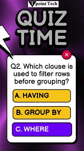 MySQL Quiz 🔥 | Test Your SQL Knowledge in 30 Seconds! | #mysql #coding