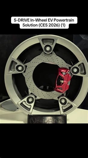S-DRIVE In-Wheel EV Powertrain Solution Unveiled at CES 2026