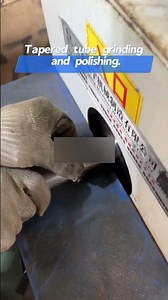Tapered tube grinding and polishing#polishing #sanding #welding #brushing #factory #polishingmachine