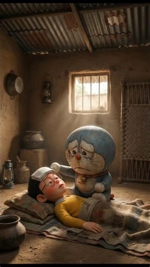 poor doremon didn't get medicine for nobita #shorts #doraemon