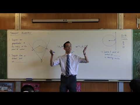 Tangent Properties - Circle Geometry (Tangents from an external point are equal)