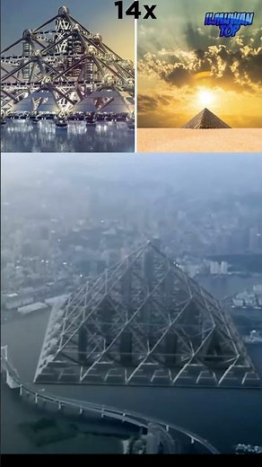 A 2,004-meter pyramid is being built in Tokyo, capable of accommodating 1 million people. Shimizu...