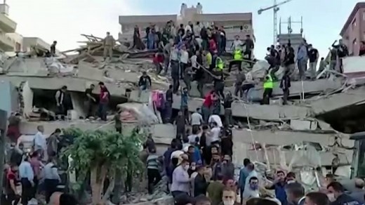 Deadly earthquake hits coastal Turkey and Greece