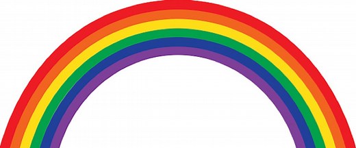 Les couleurs de l'arc-en-ciel