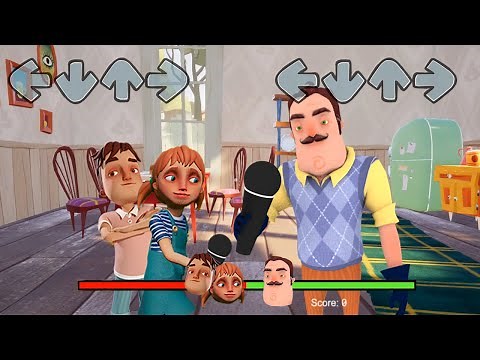 HELLO NEIGHBOR MYA & AARON MOD in FRIDAY NIGHT FUNKIN