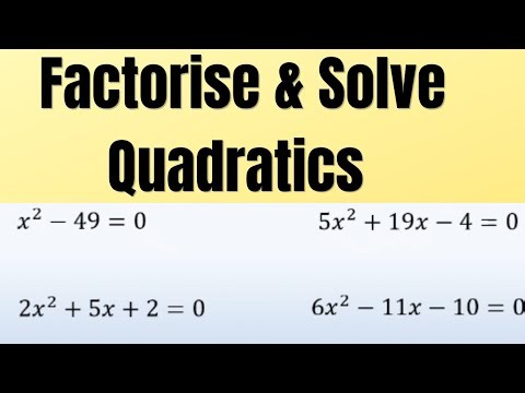 How to Solve Quadratic Equations by Factoring Factorising Quadratics: Mastering Every Coefficient