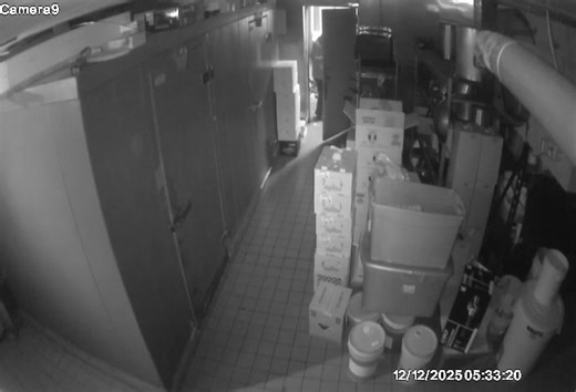 The Pennsylvania State Police Troop F - Lamar Station is investigating a burglary that occurred on 12/12/25 at approximately 0530 hours at the Rey Azteca restaurant located at 101 Hogan Blvd, Bald Eagle Township, Clinton County. The suspect entered the restaurant via a side door on the east side of the building and gained entry by prying open the door with a suspected crowbar style tool. Once inside, the suspect was able to obtain $2,000.00 contained inside bank envelopes that were stored on a s