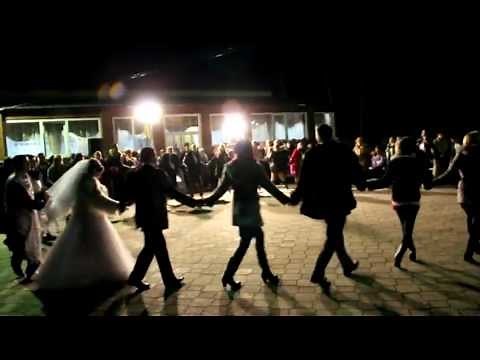 Moldovan traditional wedding hora dance