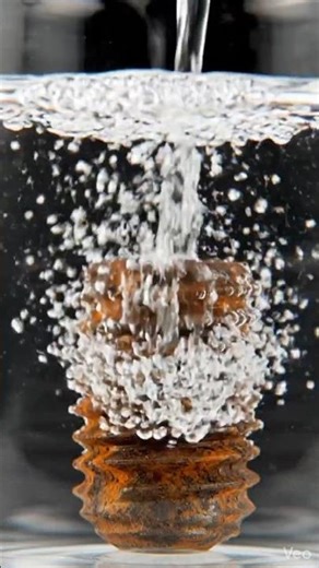 Rust Disappears from This Threaded Bolt!#rustremoval#satisfying#metalrestoration#rustycl#restoration