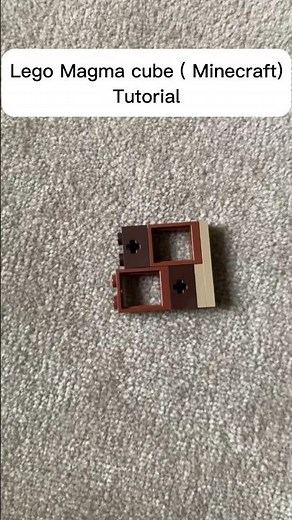 Lego Minecraft Magma cube tutorial