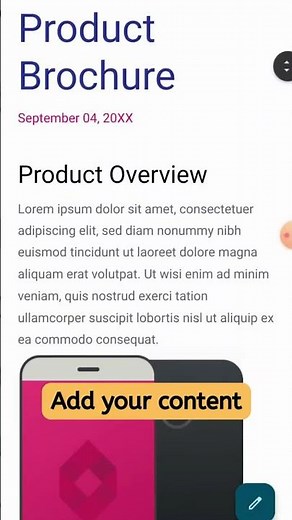Create your product brochure in 5 mins!