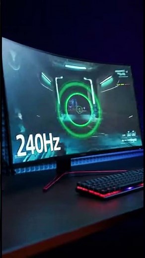 SANSUI 34 Inch 240Hz Ultrawide Curved Gaming Monitor UWQHD 3440×1440