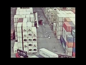 Acidente com empilhadeira Reach Stacker