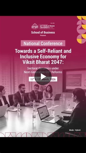 #mitwpu #nationalconference #gstreforms #digitalcampaign #teamwork #learningbydoing #behindthescenes | Shreyansha Singh
