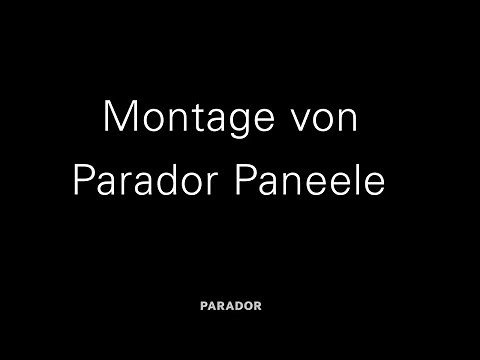 Montage Parador Paneele