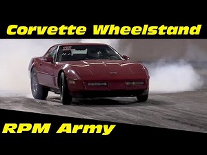11 Second C4 Corvette Hard Launch [Wheelstand]