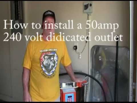 Installing a 50 amp 240 volt outlet # 28