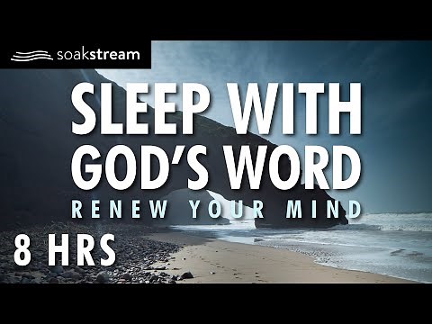 SOAK IN GOD'S PROMISES BY THE OCEAN | 100+ Bible Verses For Sleep | OCEAN SOUNDS | NO MUSIC