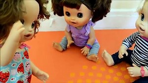 Baby Alive Gymnastics Part 3! - Brookie Cookie Gets A Cast! - Baby Alive Sara The Bully